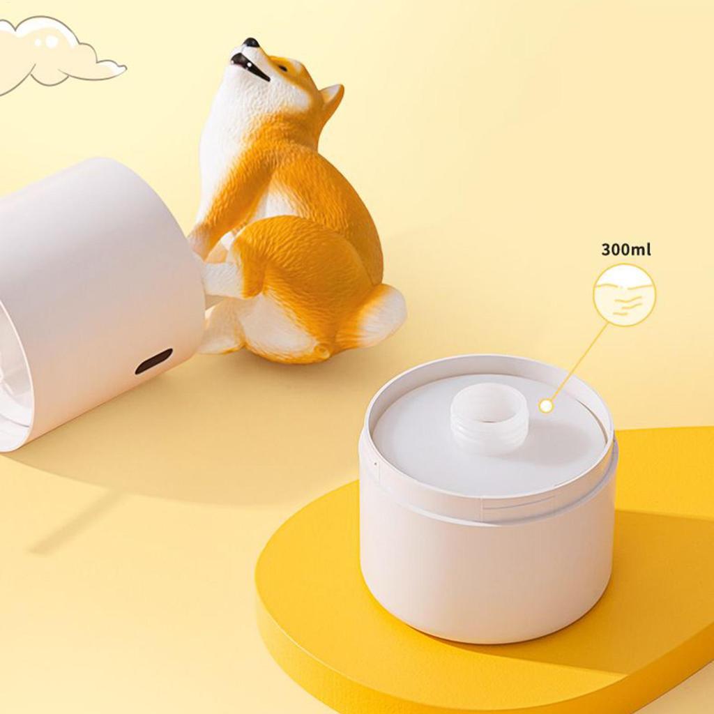 Cute Dog Automatic Sensing Foam Soap Dispense Dog Auto Foaming Soap Dispenser Touchless Battery Operated Bathroom Accessories