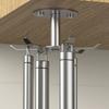 360 Degree Rotation Utensil Hanging Rack Stainless Steel Coat Hangers  Under Cabinet