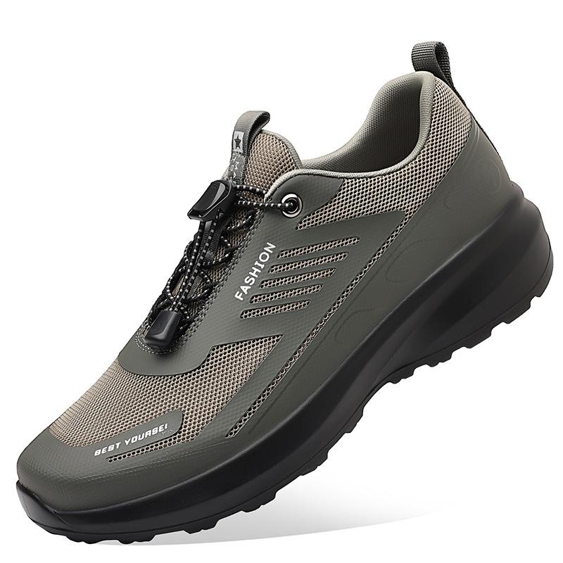 2025 spring popular men's shoes lightweight men's cross-country running shoes non-slip and wear-resistant outdoor hiking shoes hiking sports shoes
