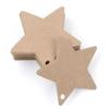 Creative 100pcs Five-pointed Star Christmas Wedding Label Party Gift Card Hanging Tags Christmas Ornaments Party Decorations