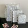 Acrylic Photo Album Loose-leaf A5/A7/A8 Idol Card Organizer Water Ripple Design Pictures Storage Booklet Instant Photo Display