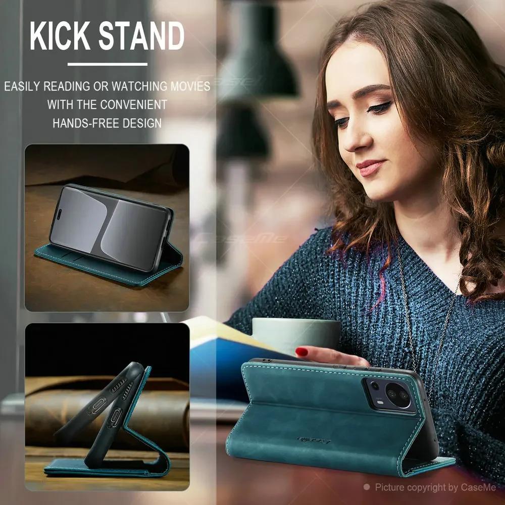 13T Pro Flip Case For Xiaomi Mi 12T 12 Lite 13 T 5G Luxury Case Leather Magnet Book Funda Redmi Note 12 Turbo 12s 12c 12X Cover