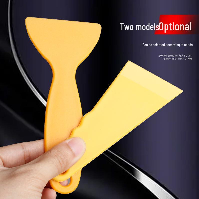 Cross-Border Sticker Scraper: Car Wall & Floor Seam Filler, Bubble Squeezer, Edge Sealing Tool, Triangle Scraper