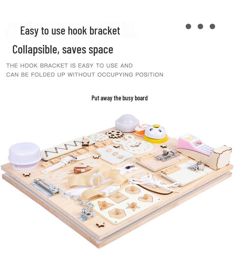 Montessori Puzzle Board: Educational Toy for Early Learning and Cognitive Development