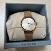 Used Skagen Freja Lille Rose Gold Tone Steel Mesh Watch