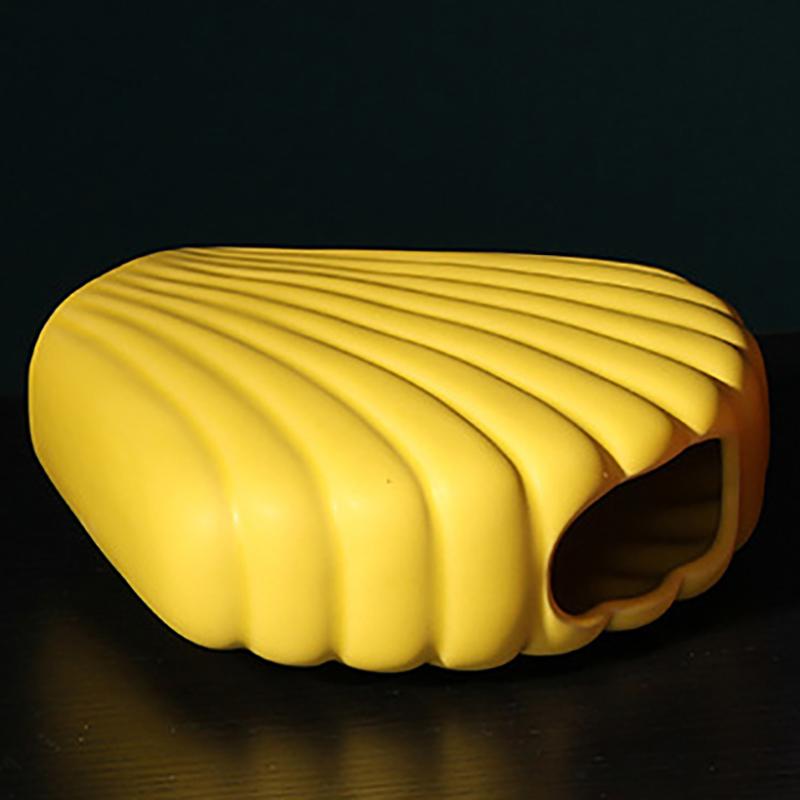 Creative Art Shell Vase Ceramic Hydroponic Vase Flower Arrangement Home Decor Indoor Decoration Desktop Ornaments