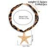 Vintage Gold Color Starfish Pendant Necklaces Women Bohemia Metal Conch Choker Necklaces Party Jewelry Accessories