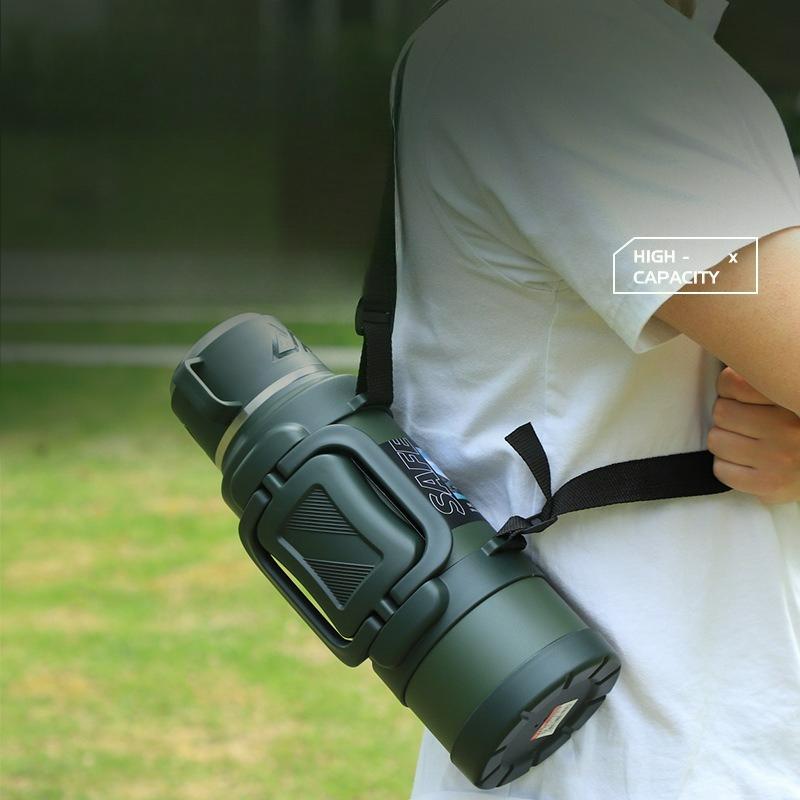 Outdoor 316 Stainless Steel Thermos Thermos Vacuum Travel Pot Household Portable Car Water Cup Sports Water Bottle