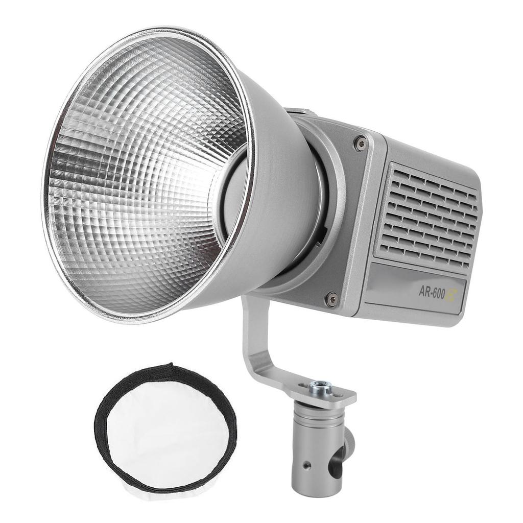 LED Video Light with APP Control 55W 5200LX 5600K PWM Dimmable Handheld RGB COB LED Continuous Light for Studio