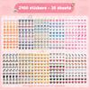 1 Set Waterproof Cute Nose Gag Notebook Storage Book Stickers Nail Art Stiers Girls Cartoon Decorative Patches Prank Toys