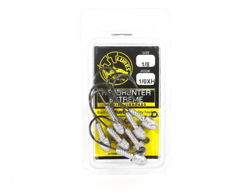 Tackle Tactics TT Head Hunter Extreme Jig Head 1/8 Oz 1/0 XH 7/pack (1456)