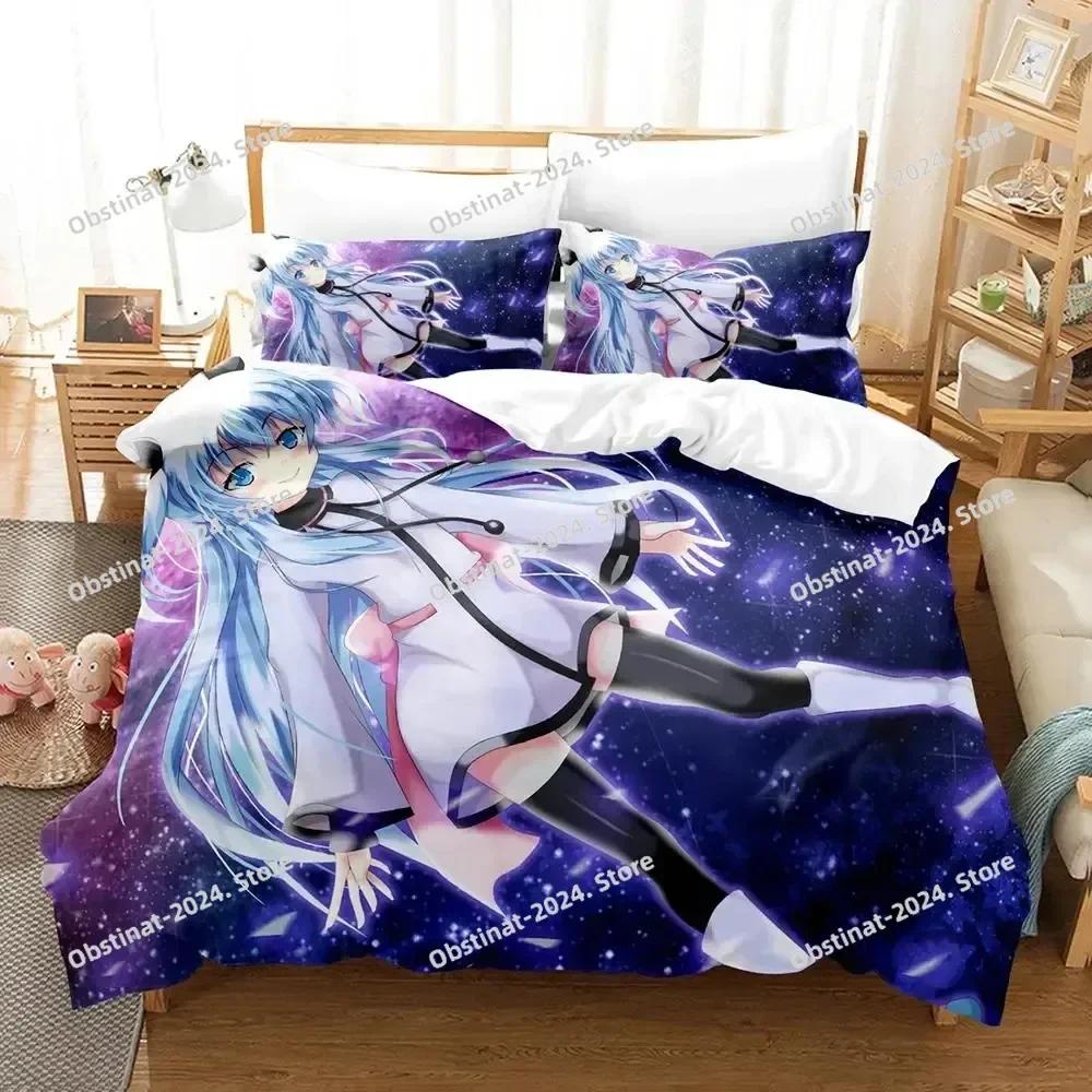 Anime Sora No Method Celestial Method Bedding Set Printed With Pillowcase Duvet Cover Soft Single Double Queen Super King Size