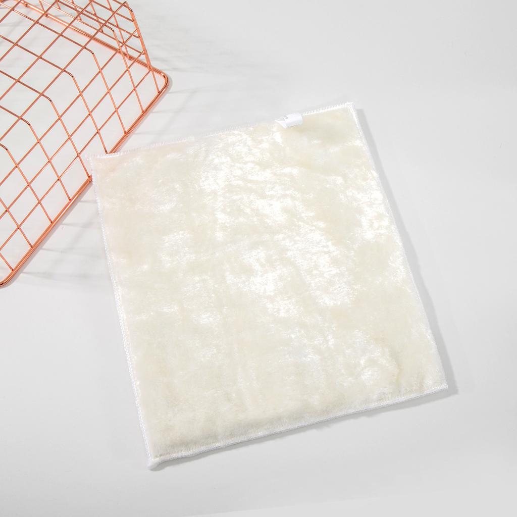 Ring green wood fiber dishwashing towels, independent packaging for kitchen use, lazy rags, scouring cloths are not easy to stain with oil dishcloths