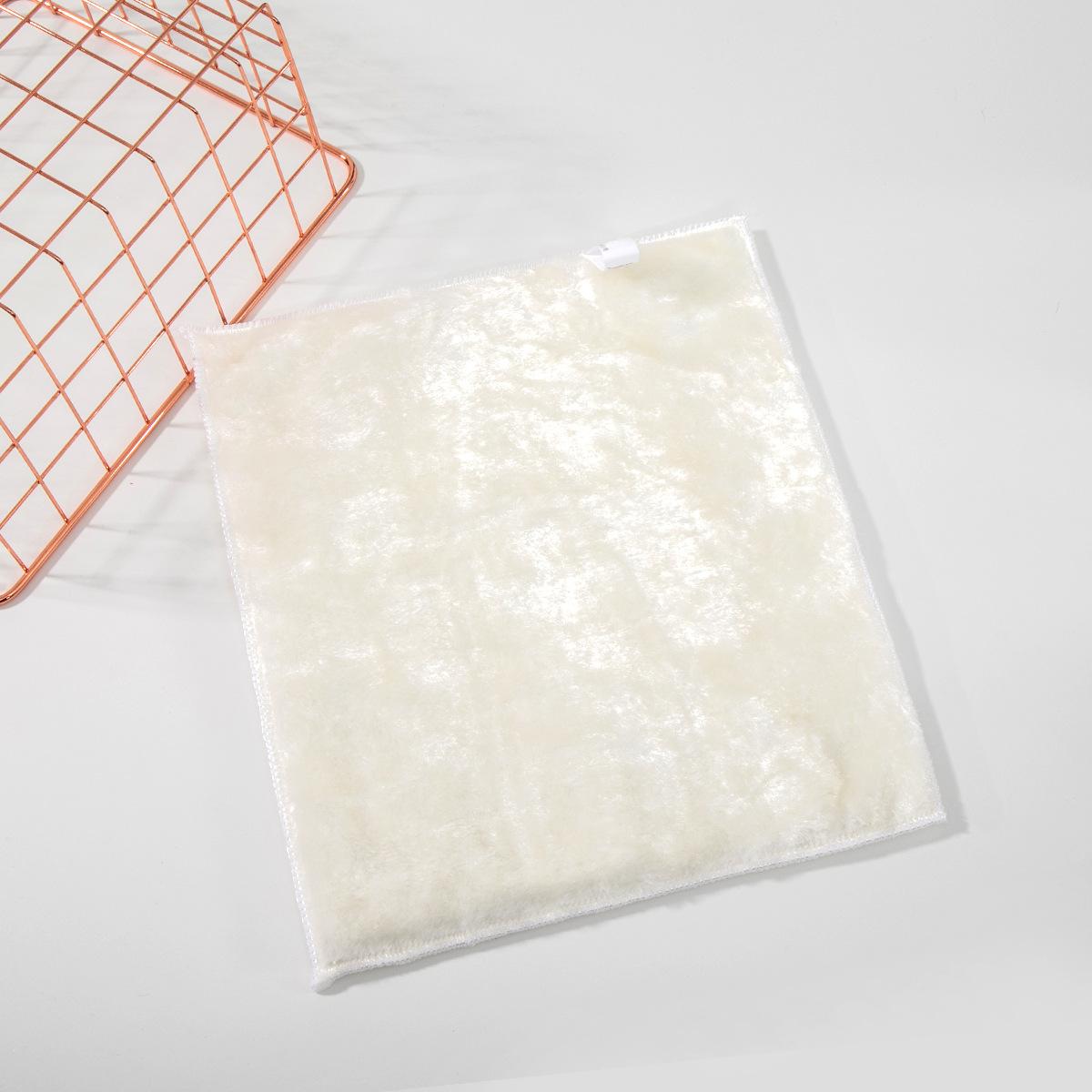 

Кольцевые кухонные полотенца из зеленого древесного волокна, в индивидуальной упаковке для кухонного использования, ленивые тряпки, моющие губки не легко пачкаются маслом, тряпки для посуды 17*23 белый