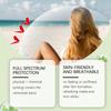 Ouhoe Centella Asiatica Protective Cream Gentle Moisturizing Outdoor Sunscreen, Nourishes Skin, Non-Greasy Protective Cream
