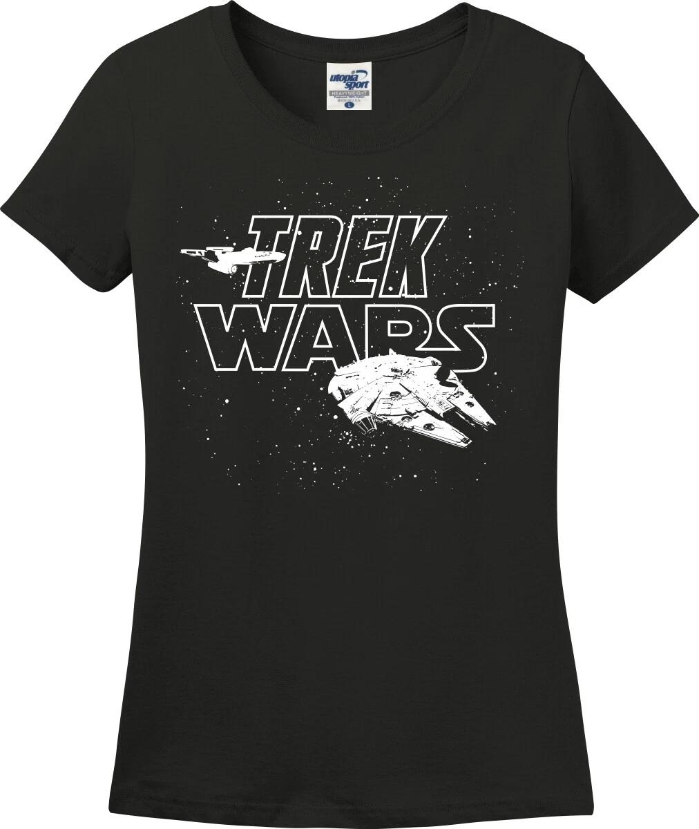 Trek Wars Funny Missy Fit Ladies T-Shirt (S-3X) XXL