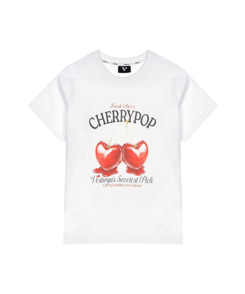 VESTIRYA Cherry Pop T-Shirts White