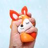 Squihy Slow Rebound Fox Cute Animal Stress Relief Toys Cure Office Stress Reliever Vent Fidget Toys for Kids Girl Gift