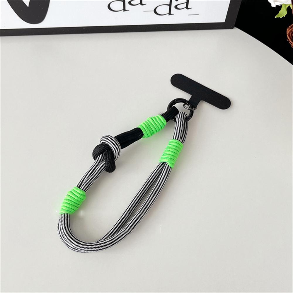Lindo cordón para teléfono móvil, adorno colgante, se puede llevar, cuerda torcida, colgante antipérdida, correas de muñeca cortas resistentes de moda
