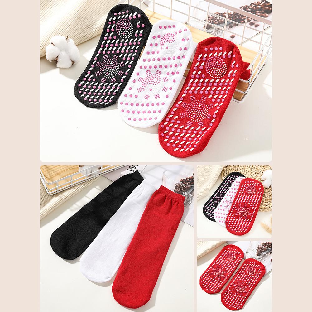 1 Pair Self-Heating Shaping Socks Pain Relief Thermal Circulation Sock Tourmaline Cold-Resistant Christmas Gifts for Friends