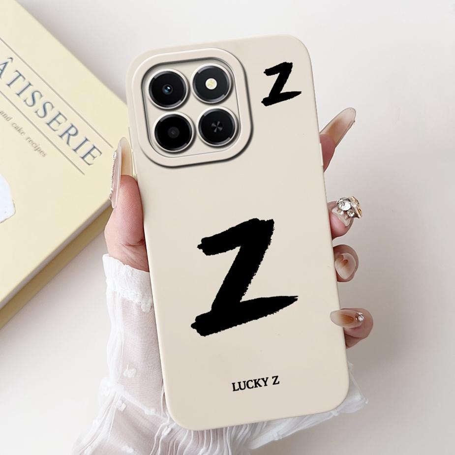 For Honor X6C Case NIC-LX1 NIC-LX2 NIC-LX3 Cute Lucky Letters Cover Soft TPU Phone Case For Honor X6c X 6c HonorX6C Fundas Coque