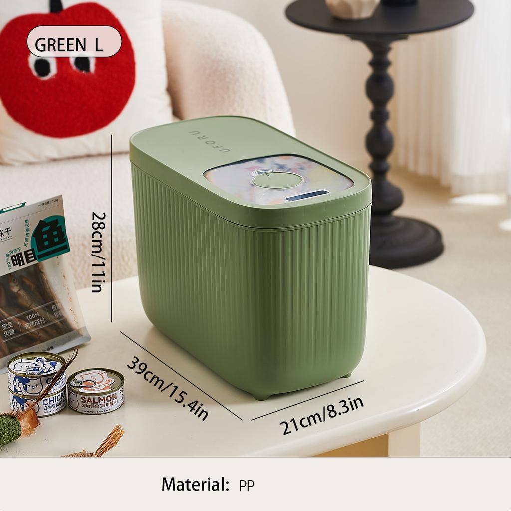 Dog Food Storage Container, Multi-purpose Organiser, Large-capacity Dog Treat Organiser, Convenient Push-Pull Design