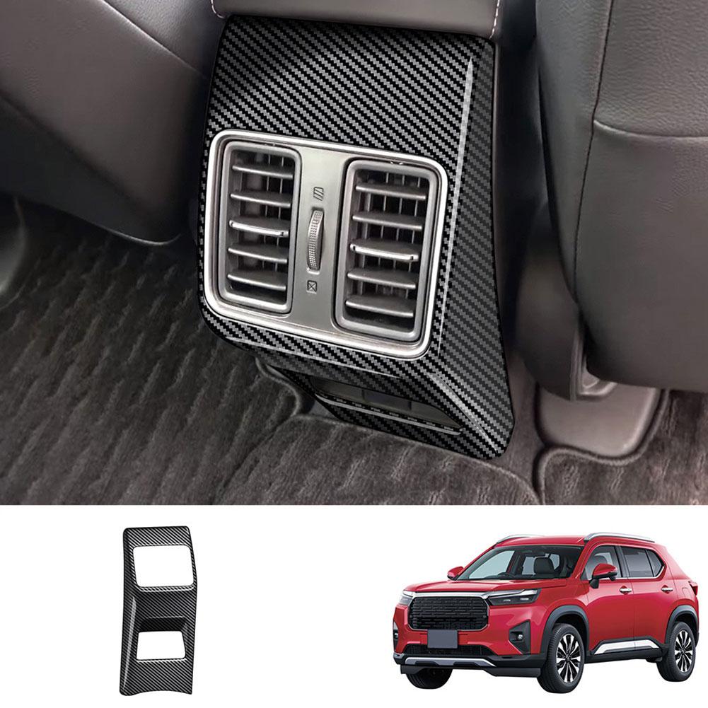 For Honda WR-V WRV 2024 2025 Interior Accessories Car Trim Decoration Air Frame Rear Outlet Sticker Cover Conditioning Vent B3O6