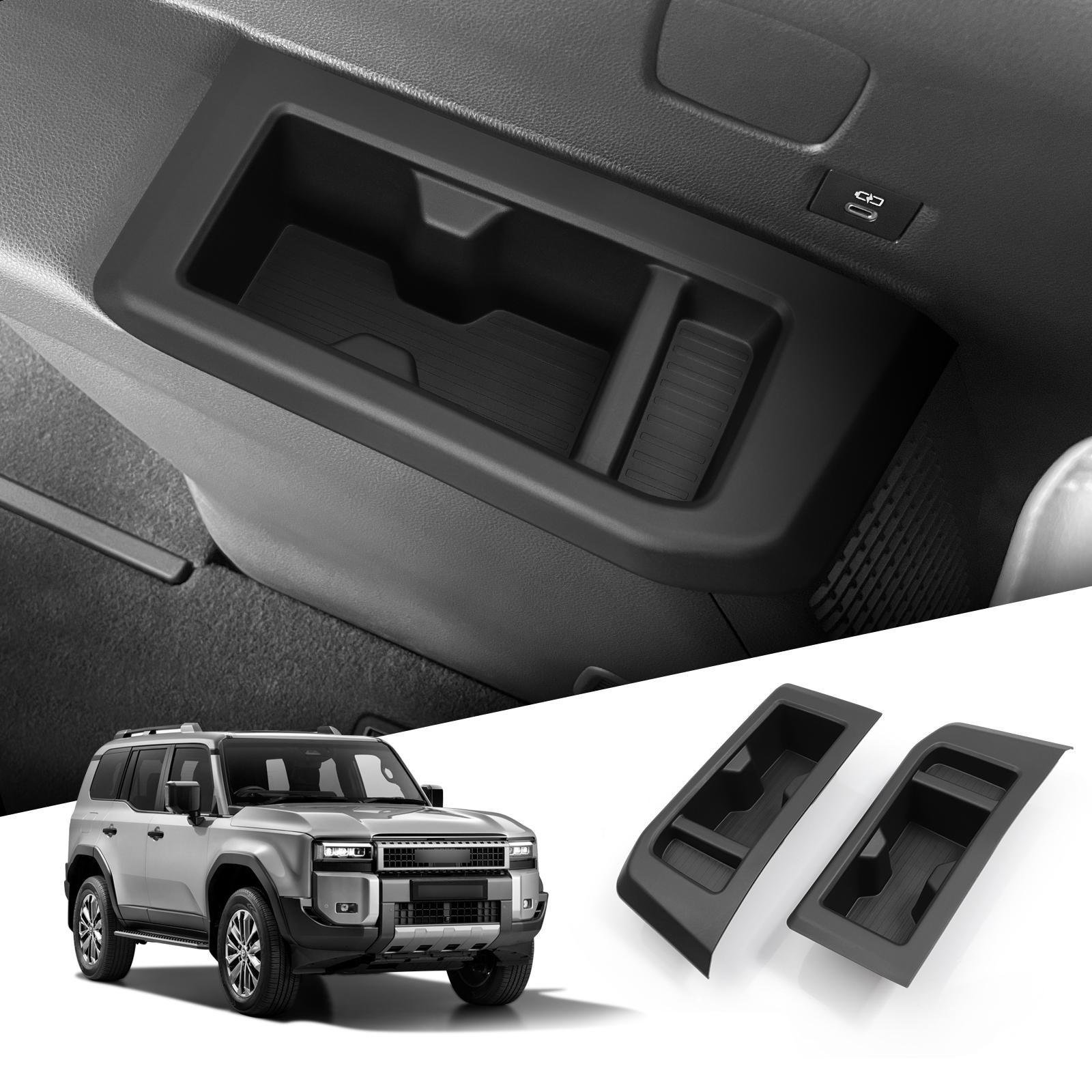 

для 2025 Toyota Land Cruiser Prado 250 J250 LC250 TPE Подстаканник 7-местный 3-й ряд Ящик для хранения напитков Аксессуар для интерьера автомобиля