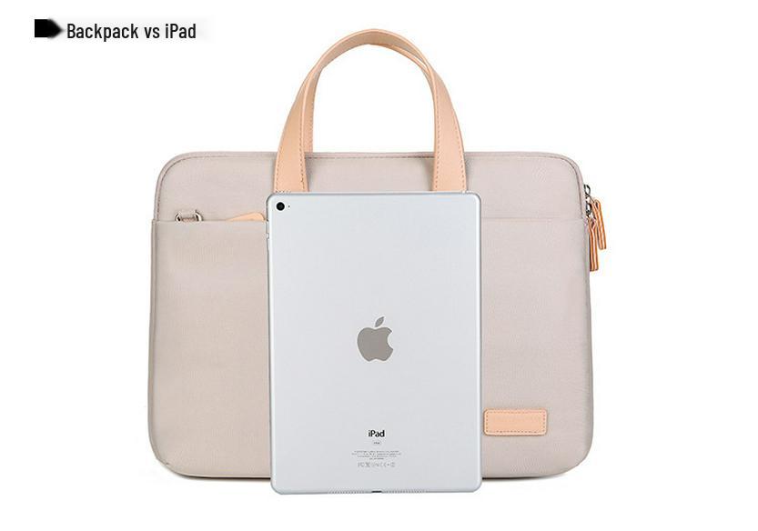 Lightweight 14/15 Inch Macaron Laptop Shoulder Bag with Tablet Sleeve for Girls