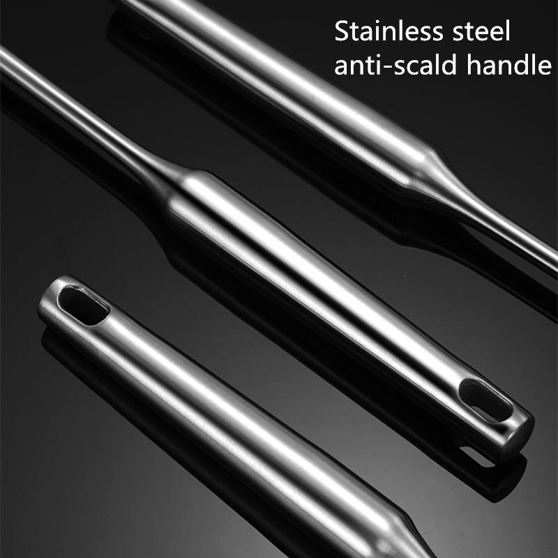 304 Stainless Steel Cooking Spatula Shovel Colander Rice Soup Spoon Thickened Anti-scald Kitchenware Cookware Accessories