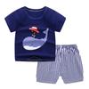 Toddler Baby Boys Girls Short Sleeve Cartoon T-Shirt+Shorts Outfits Set 0-3Y