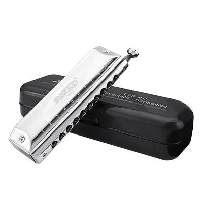 Harmonica Mouth Music Instrument Easttop 10 Holes 40 Reeds Tones Performance Chromatic Instrumentos Musicales Chromatic Competitive