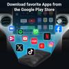 2025 New 3IN1 Android14 Wireless Carplay Android AutoAdapter Upgrade Plug&Play For Youtube Netflix Dongle Wireless Car AI TV BOX