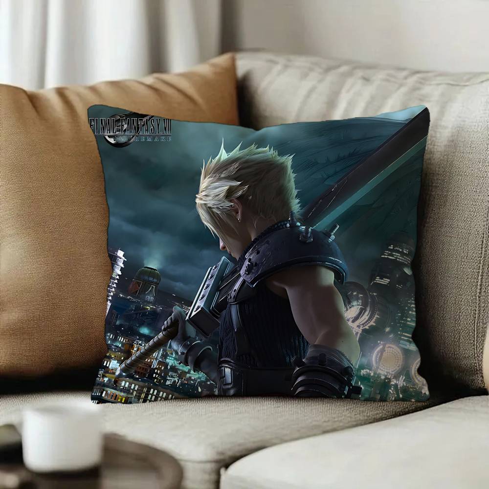 Classic F-Final Game F-Fantasy Personalized Pillow Cover Kids Bedroom Wild Party Decor Pillowcase kid Birthday shower Gift