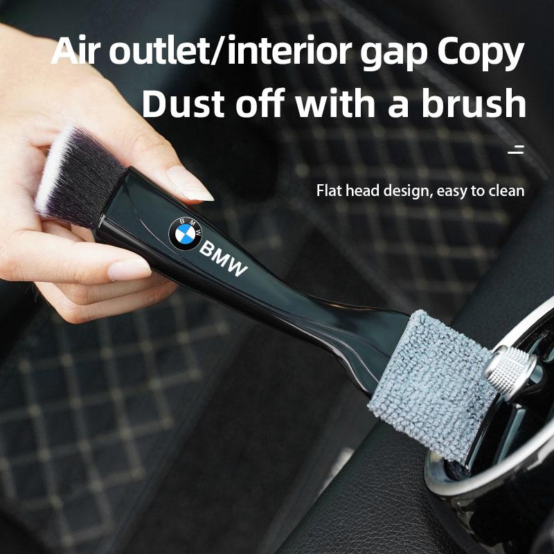 2026 Hot 2-In-1 Car Interior Cleaning Brush Air Vent Dust Removal Tools For BMW X1 X2 X3 X5 X4 X6 X7 G30 G20 G32 G11 G12 F40 F30 F20 F10 Jdsg40
