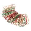 100pcs Large Paper Clips 2in Colorful Slip Resistance Rust Prevention Metallic Cute Paper Clips for 