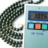 [GOLD STONE] Green Beitou Stone Strand, 40cm, from Taiwan, Negative Ion Measured, Radium Green Hokutolite, 10mm