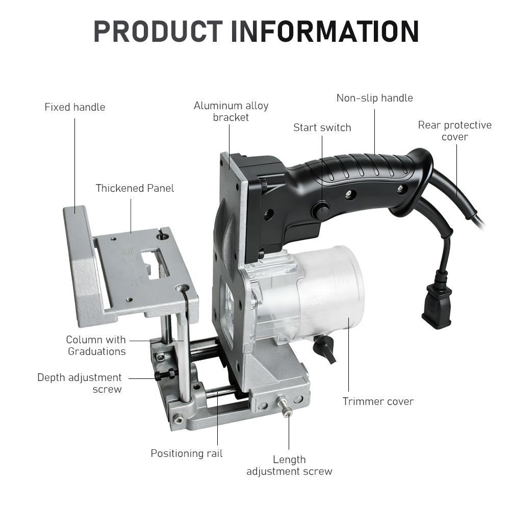 Adjustable Electric Drill Conversion Bracket DIY Projects Precise Drilling Slotting Mold Mini Grooving Machine Rack
