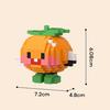Building Blocks Cute Bricks Block Fruit Figurine Mini Particle Trendy Play Fruit Happy Food Set Creative Desktop Decor