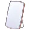 Koizumi LED Mirror, Magnifying Glass, W148 X H217mm, USB Powered, Battery Operated, Slim, Stand Type, Pink, KBE-3190/P