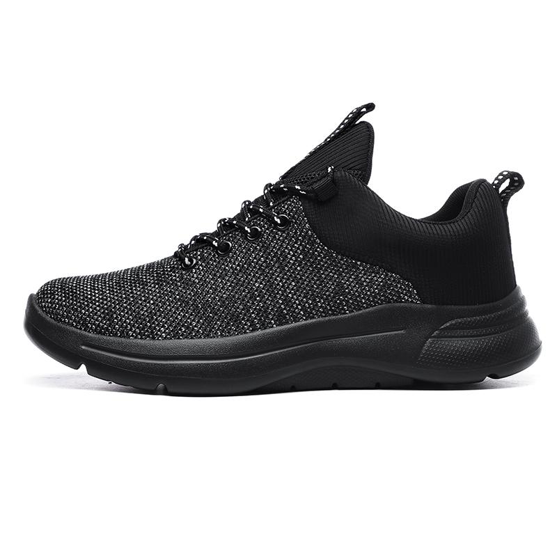 Outdoor Breathable Mesh Lightweight Shock-absorbing Casual Sports Shoes, Black Tennis Men's Sports Running White Jogging Shoes