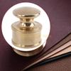 KX4B Town Hand Pressed Leather Craft Copper Steel Carving Tool Repression Overwhelm Press Tool for Punching Carving