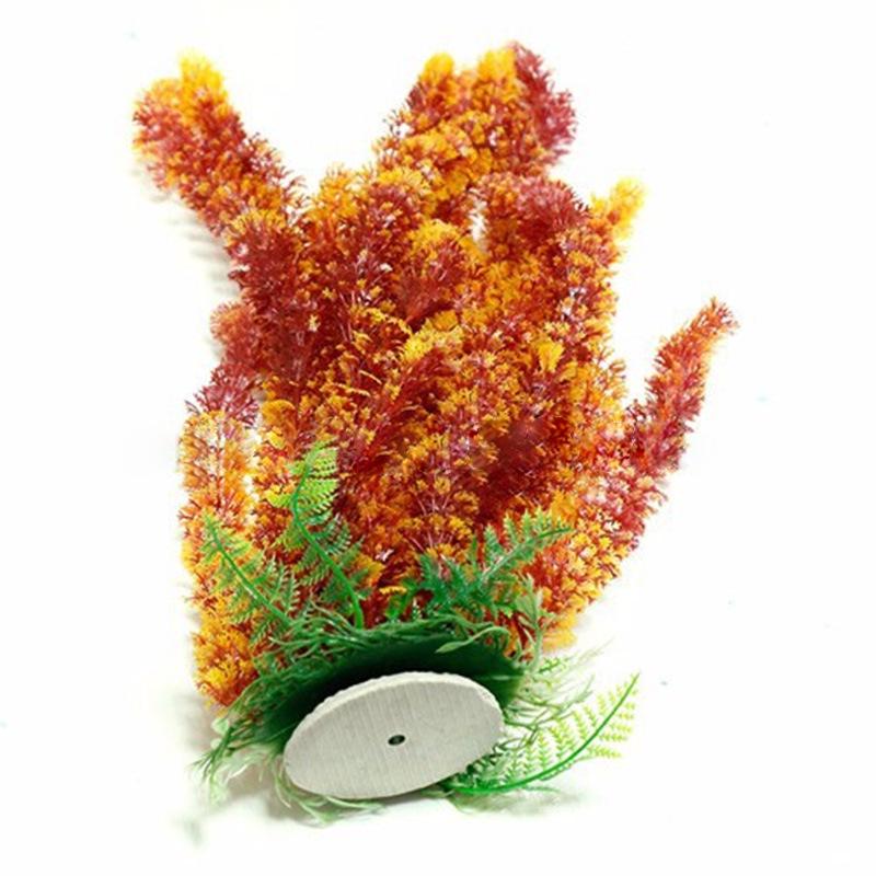 Aquarium Fish Tank Decorations: 46cm Simulation Underwater Plastic Aquatic Plants
