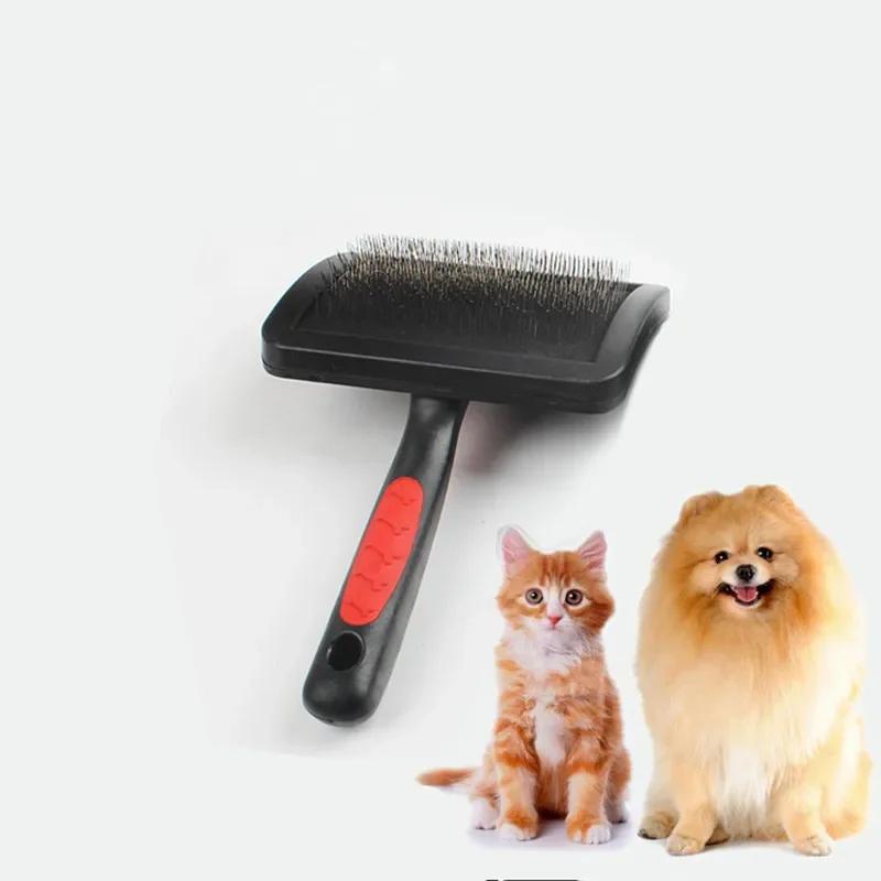 Pet Grooming Tool: Needle Comb for Shedding Hair Remove, Slicker Massage, Dog and Cat Supplies, Protective Pet Accessories