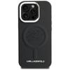 Karl Lagerfeld Initial & Metal Logo MagSafe Case for iPhone 16 Pro Black
