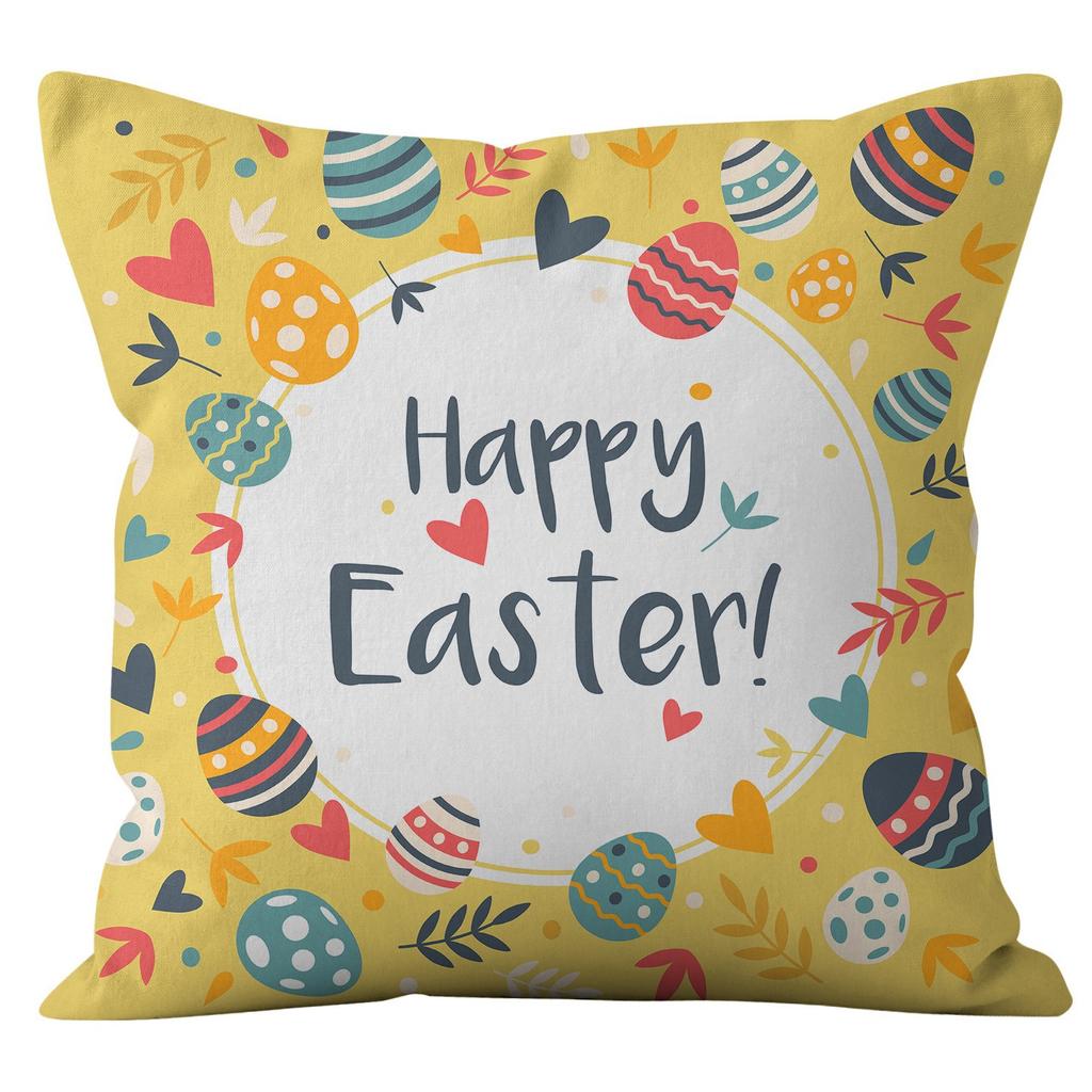 Easter Bunny Pillow Cover Home Pillow Cover