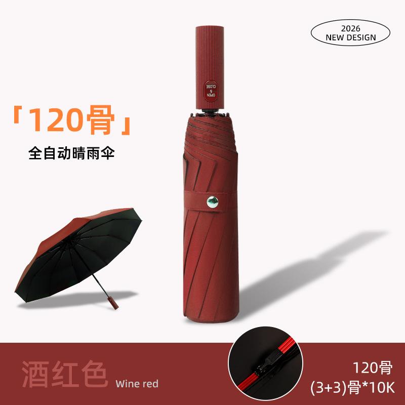 111 bone Roman column parasol double enlarged automatic folding advertising vinyl sunscreen umbrella batch parasol