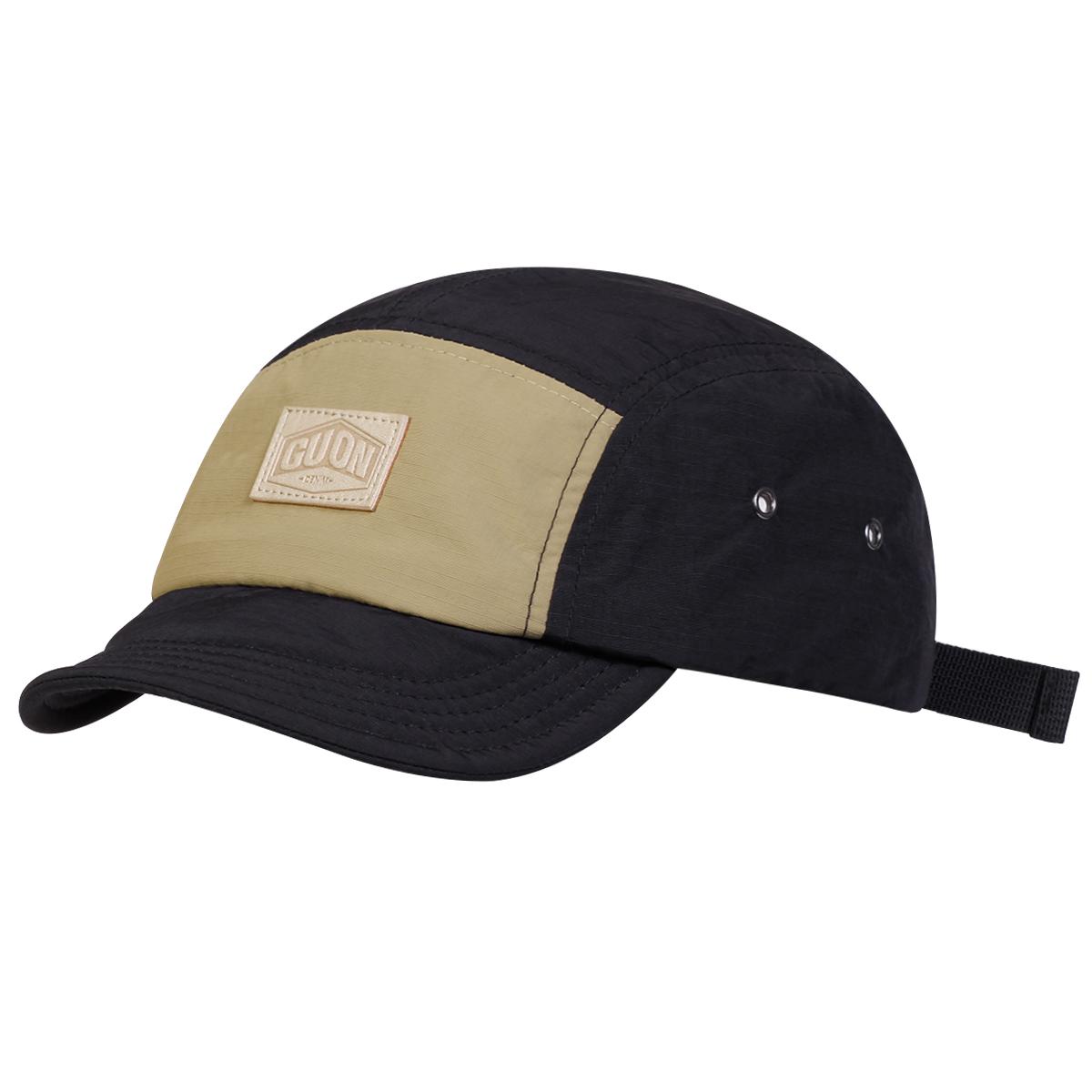 

Унисекс CUON DENIM бейсболки с кожаной этикеткой и буквами быстросохнущие кепки на весну и осень повседневные солнцезащитные кепки чёрный