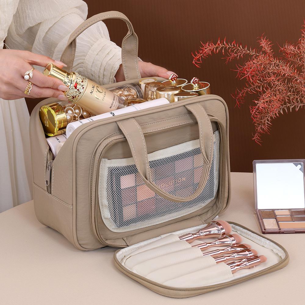 Portable Large Capacity Travel Washing Toiletry Bag Multifunctional Business Makeup Pouch Storage Handbag Women Cosmetic Bag