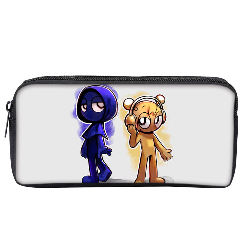 Hot Game Sprunki Single Layered Pencil Case for Boy/Girls Children Best Gifts 3D Cartoon Teenager Pencil Pouch School Supplies